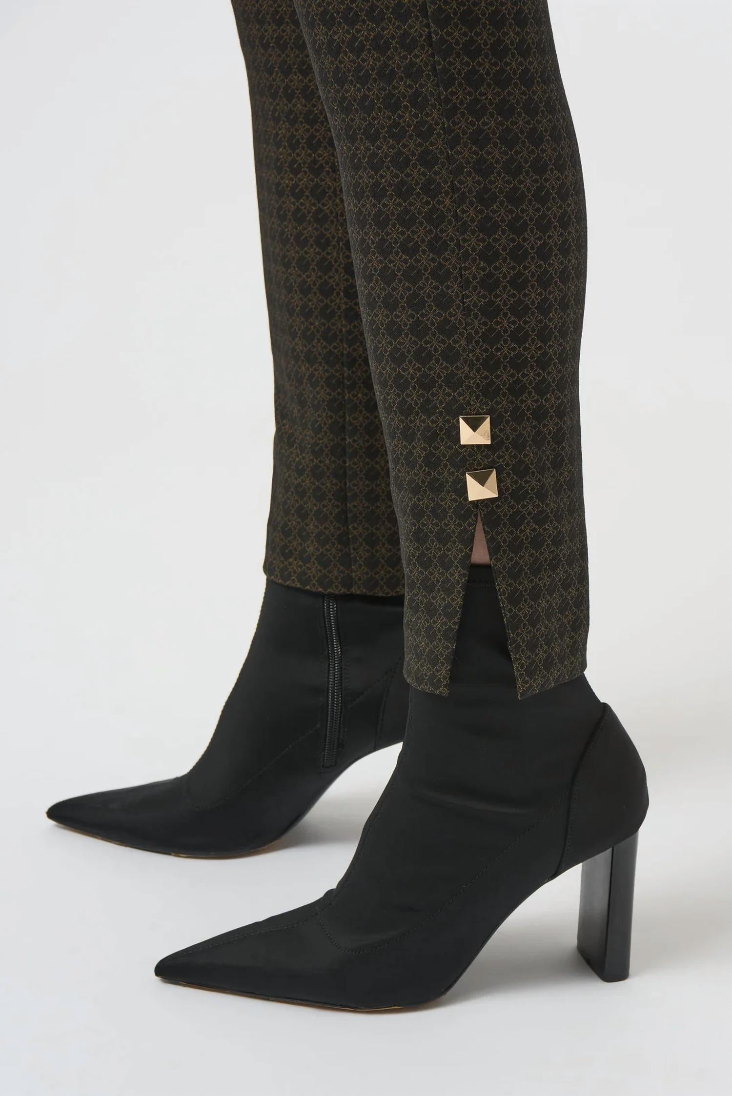 Joseph Ribkoff - Geometric Print Pull On Pants