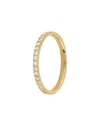 Diana M Jewels - Women's Delicate 1.15 Carat Diamond Eternity Band