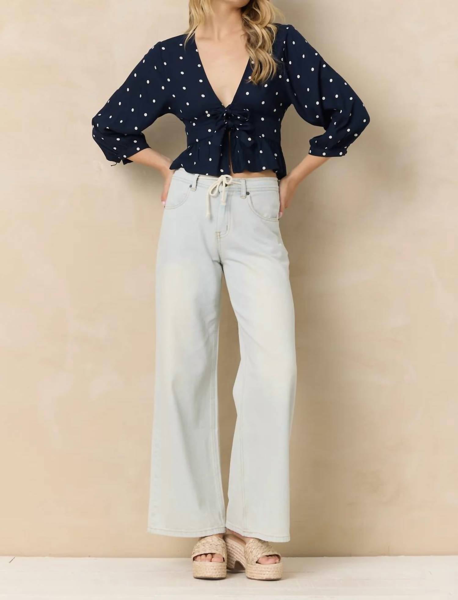 Vintage Havana - Polka Dot Top