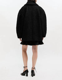 Ganni - Heavy Boucle Midi Coat