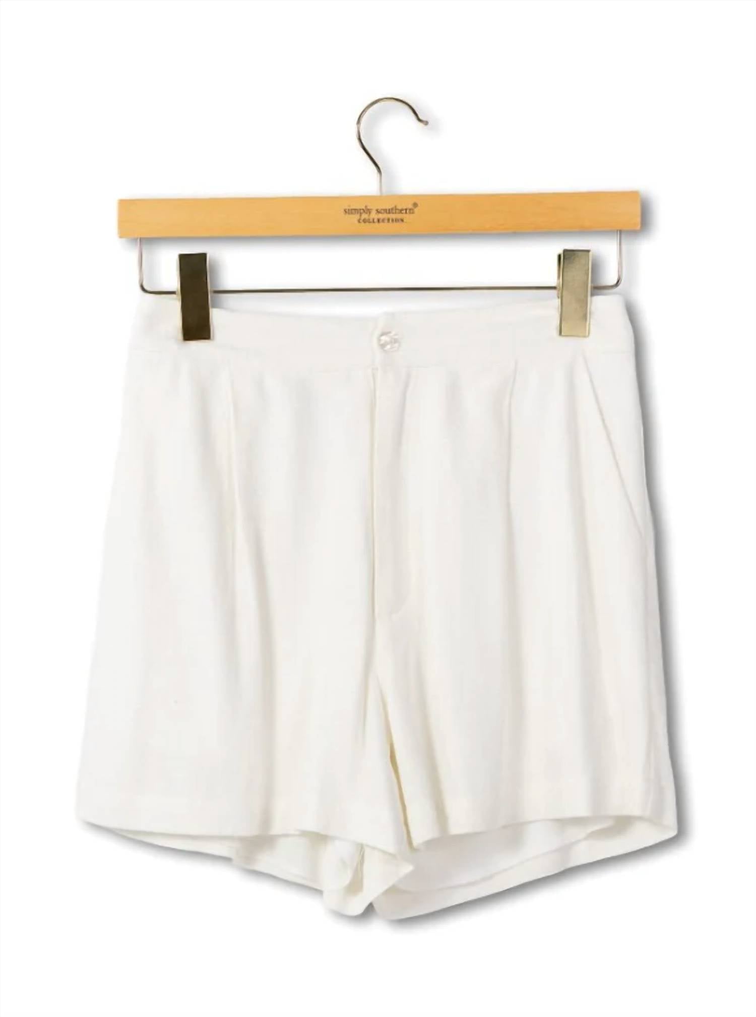 Simply Southern - High Rise Pleated Shorts