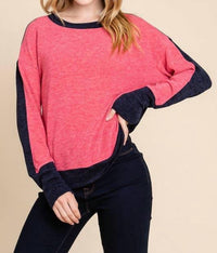 Emerald Collection - Solid Color Block Top - Plus