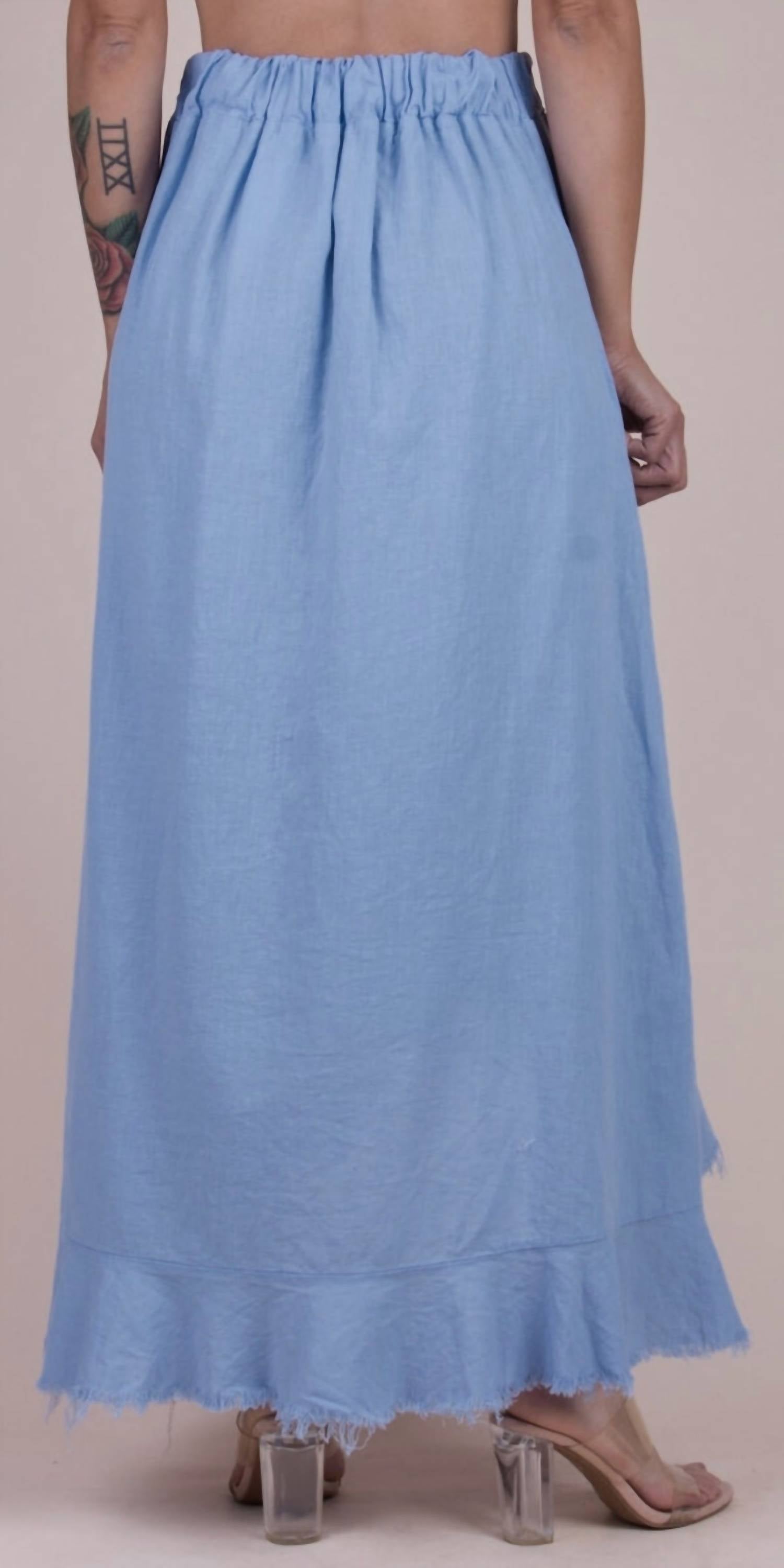 Gigi Moda - Ventura Linen Skirt