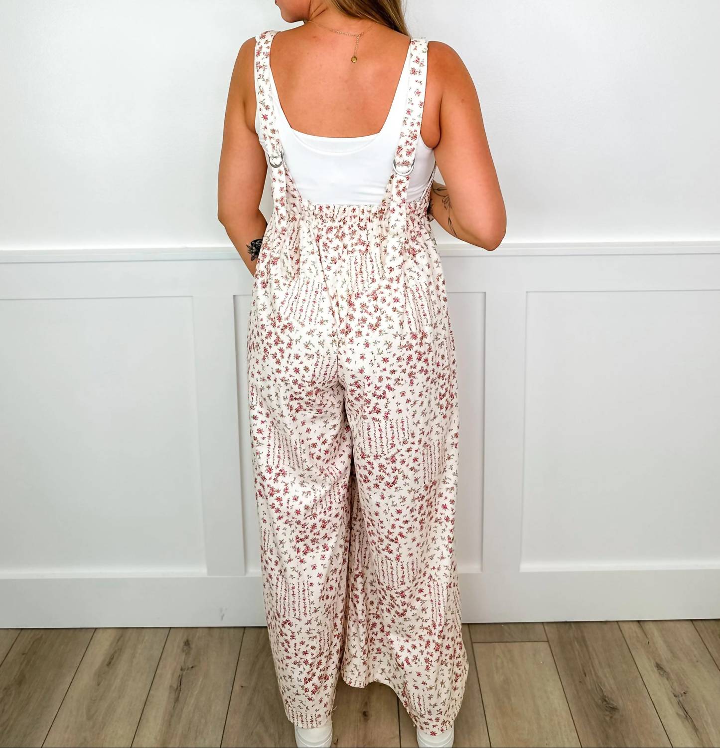 Peach Love - Picking Petals Soft Corduroy Overalls
