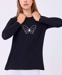 French Kyss - Butterfly Detail Top