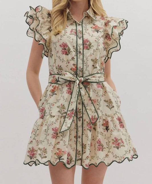 Entro - Floral Mini Dress