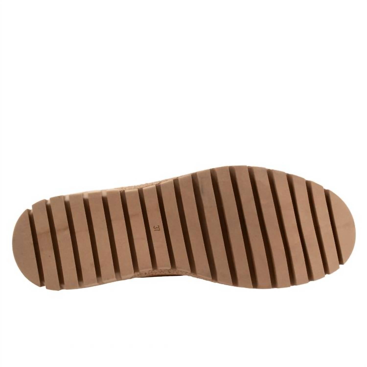 bueno Women's Scarlett Boot in tobacco suede - women's shoe - alternate view