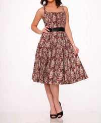 Orchid Bloom - Sylvania Swing Dress