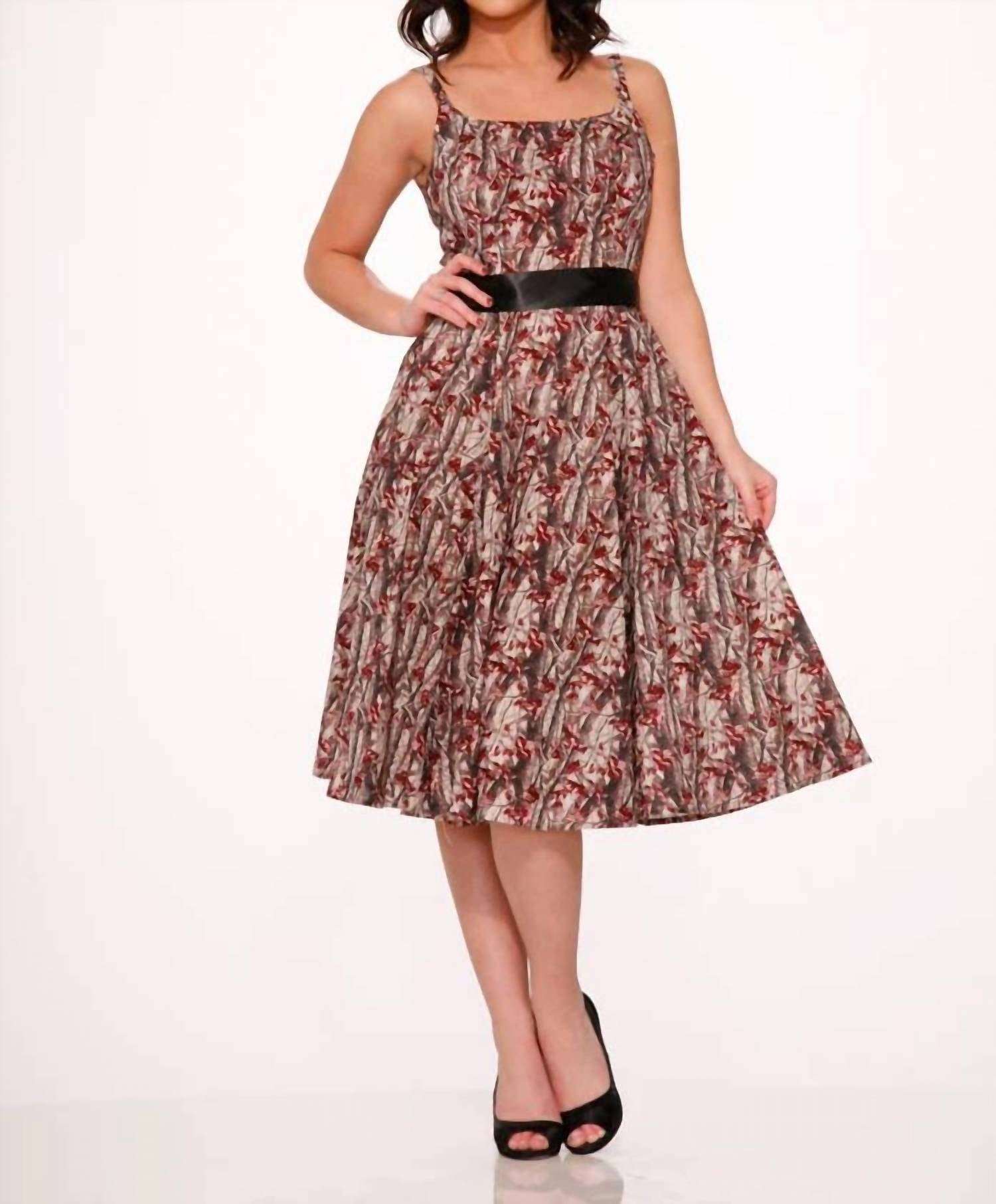 Orchid Bloom - Sylvania Swing Dress