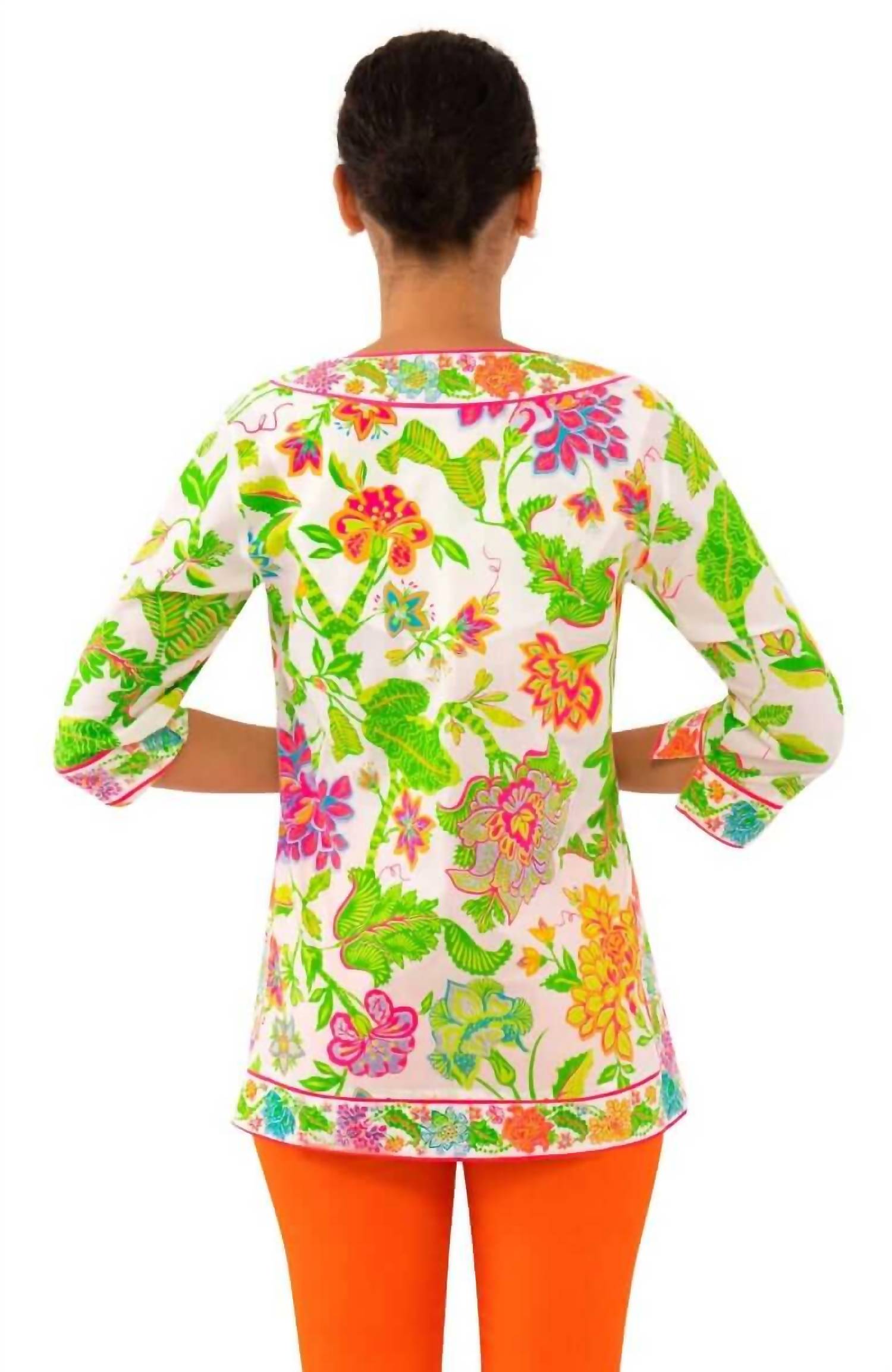 Gretchen Scott - Split Neck Tunic