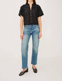 Rails - Alanis Button Front Short Sleeve Top
