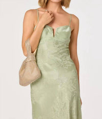 Astr - Tyla Satin Bias-Cut Maxi Dress