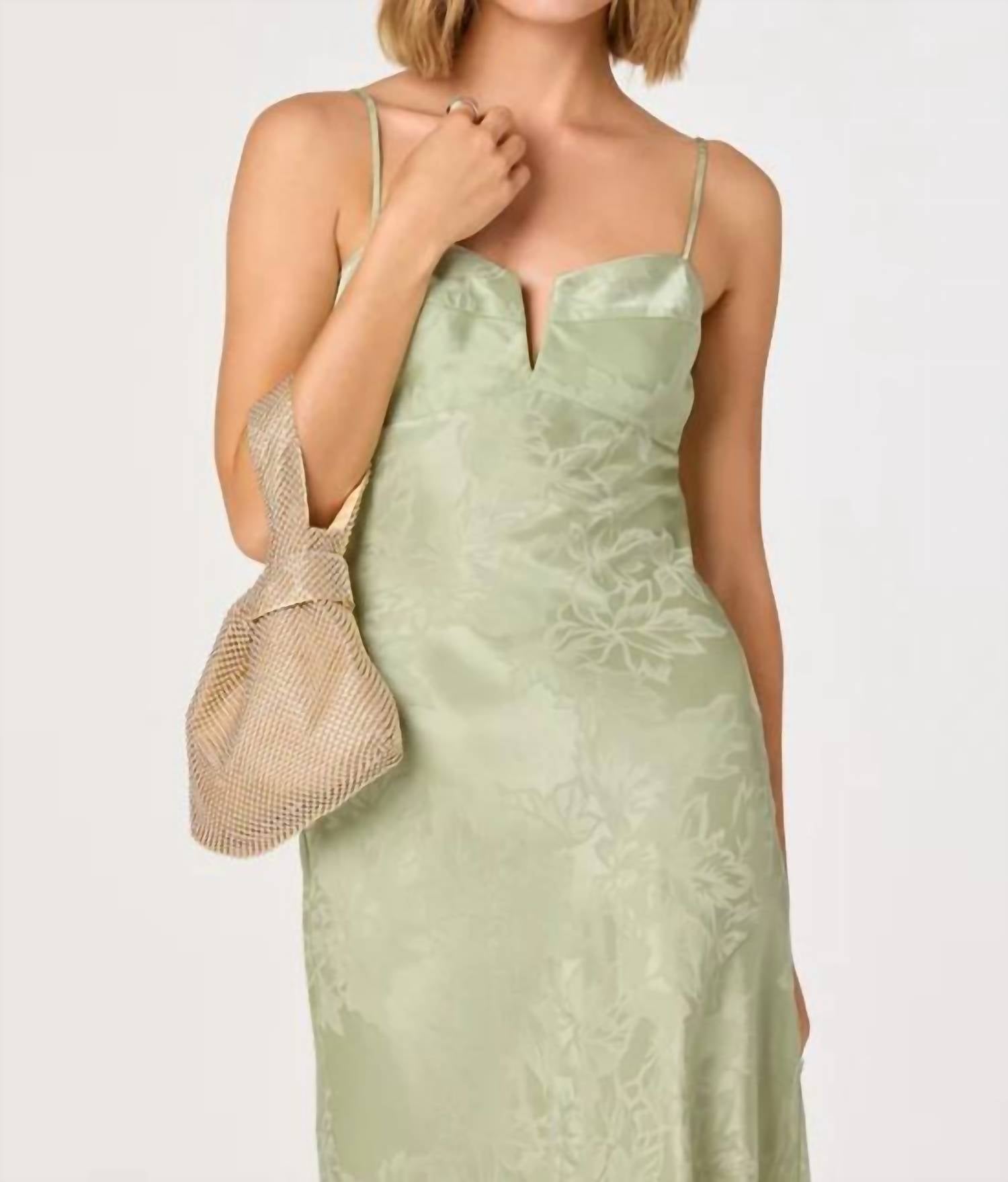 Astr - Tyla Satin Bias-Cut Maxi Dress