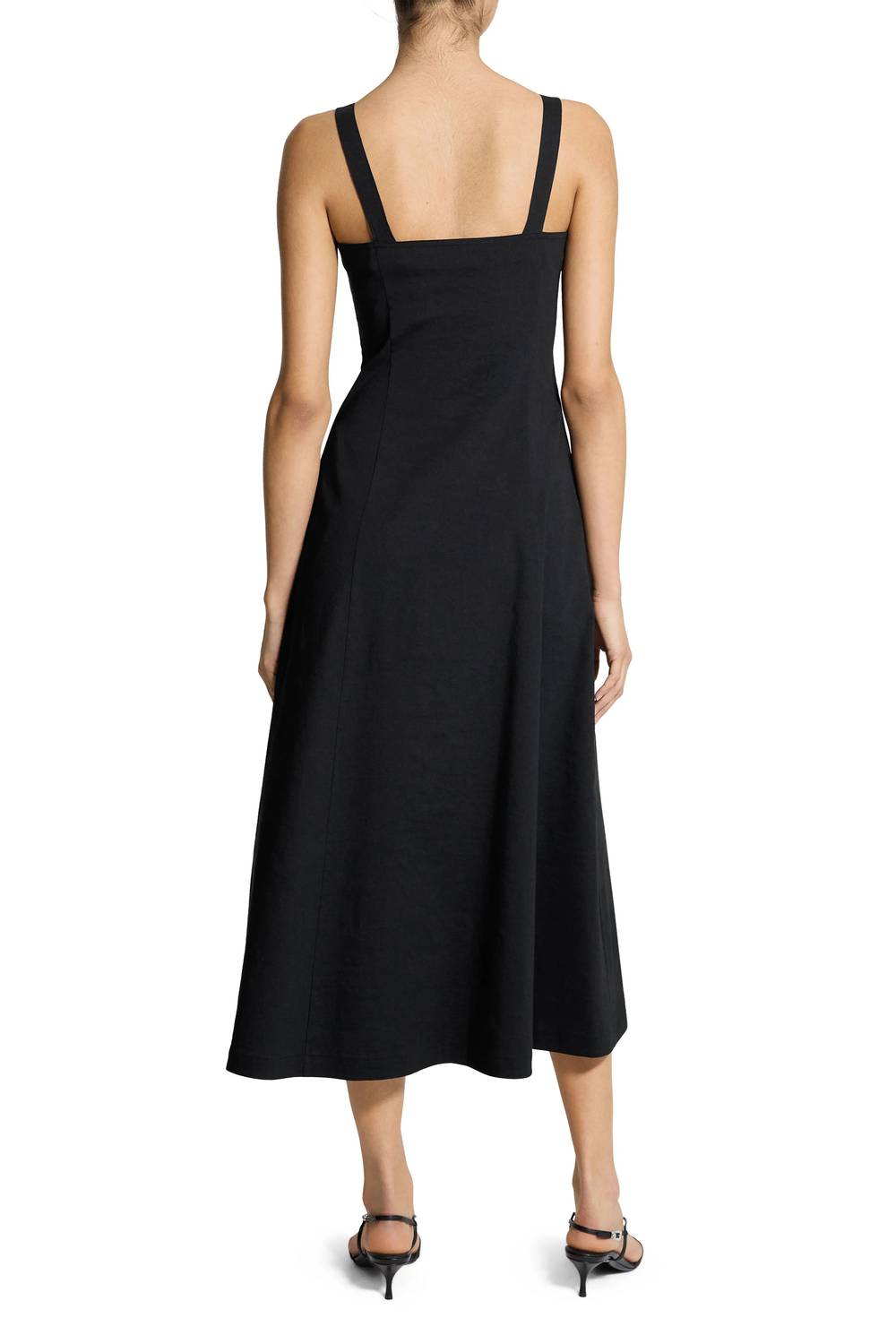 Theory - Square Neck Midi Dress