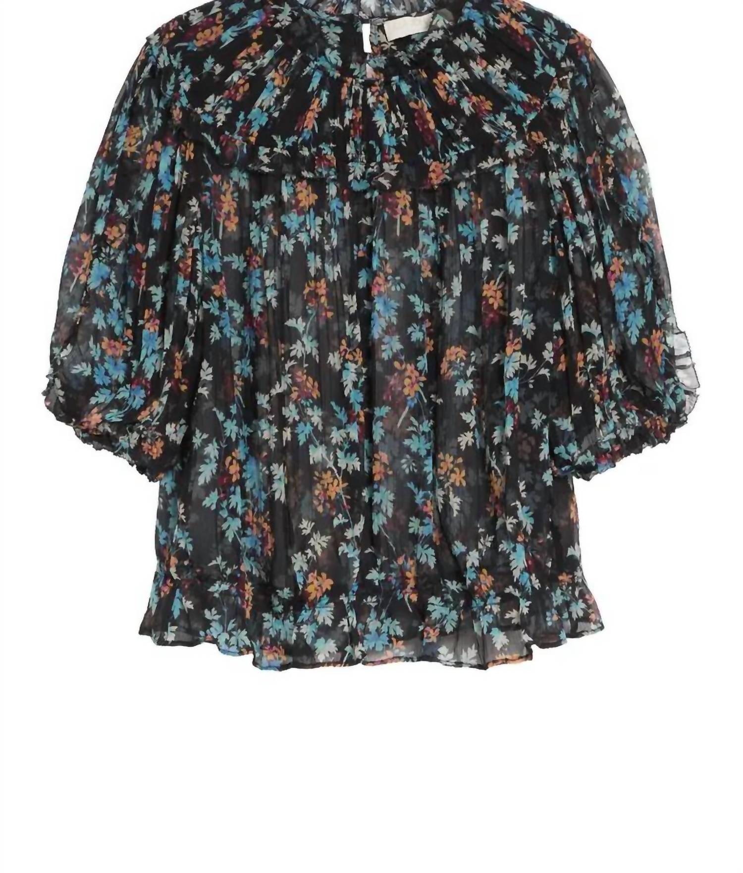 Ulla Johnson - Solenne Puff Sleeve Silk Top