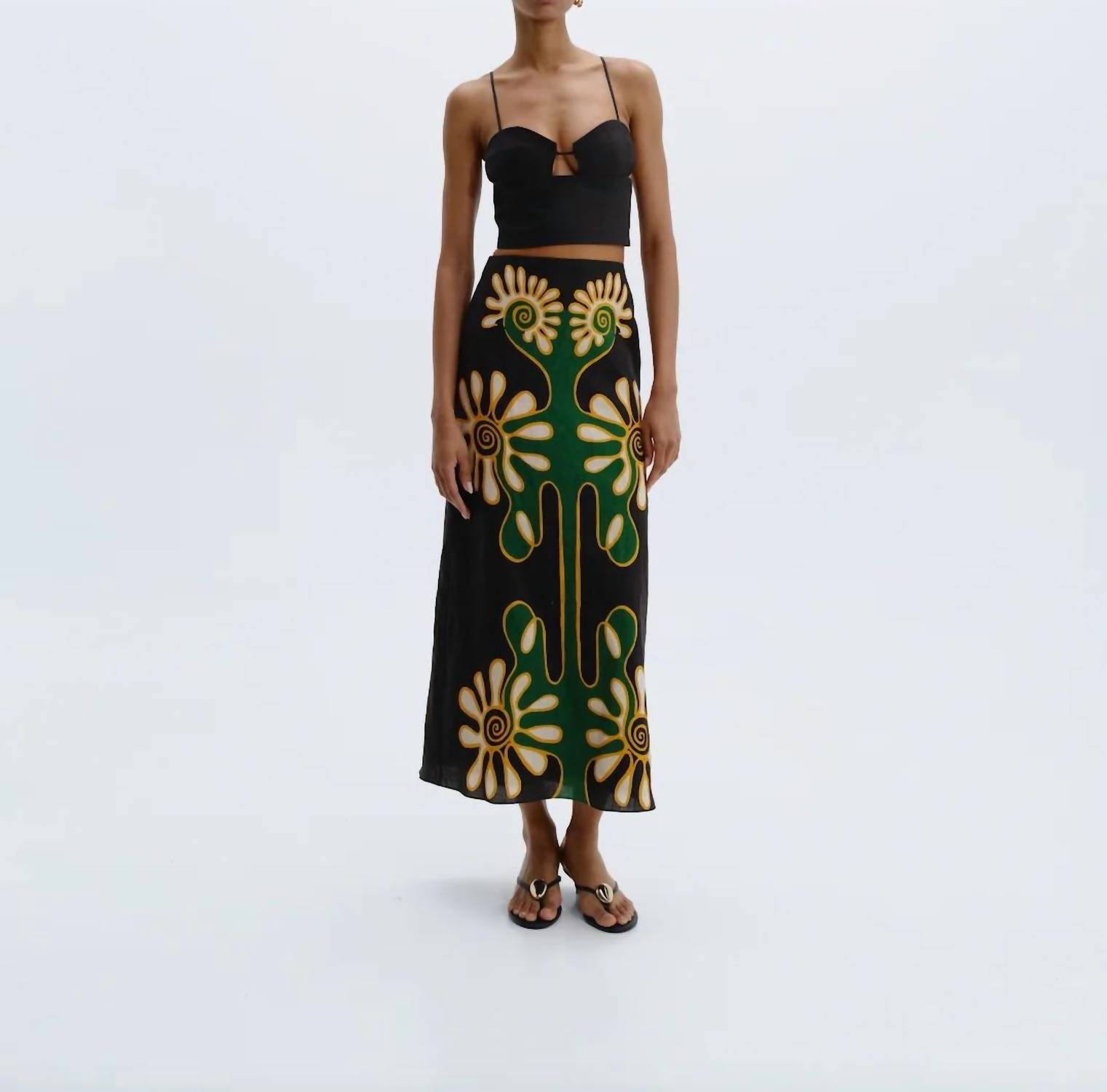 Cala De La Cruz - Celina Midi Skirt