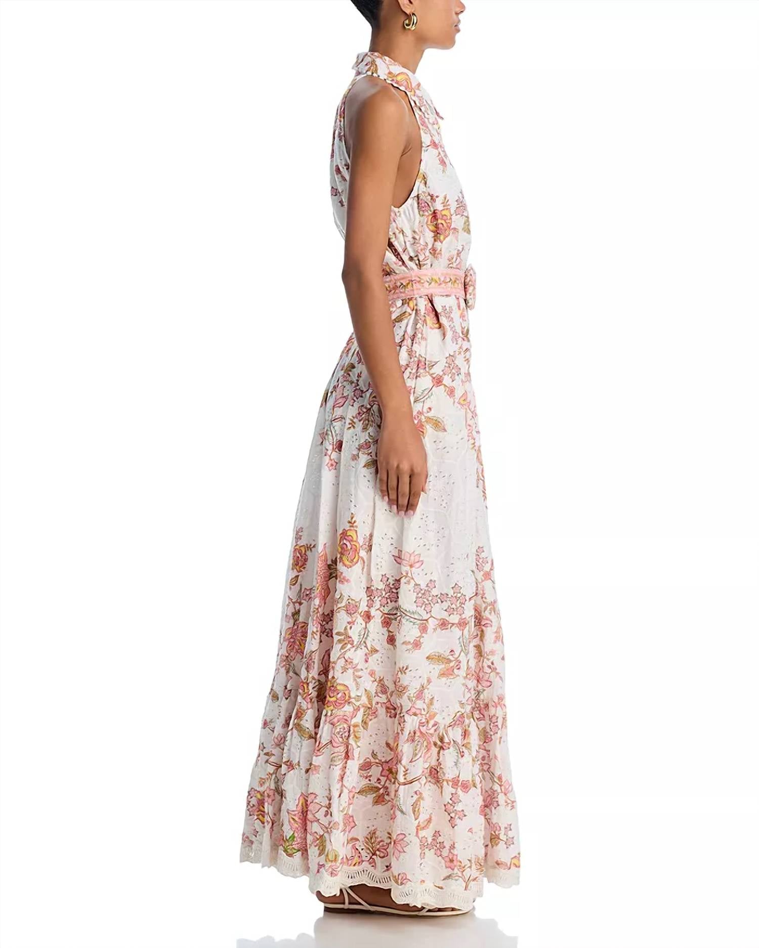 Hemant & Nandita - Blossom Eyelet Maxi Dress
