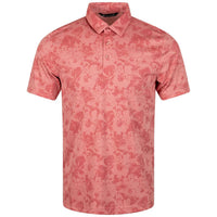 TravisMathew Cactus Fruit Polo in dusty rose - men's shirt - alternate view