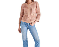 STEVE MADDEN Women's Winterrose Tweed Jacket in mauve 1 - women's jacket