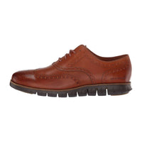 COLE HAAN Men's Zerogrand Wing Wide Oxford Shoes in british tan - men's shoe - alternate view