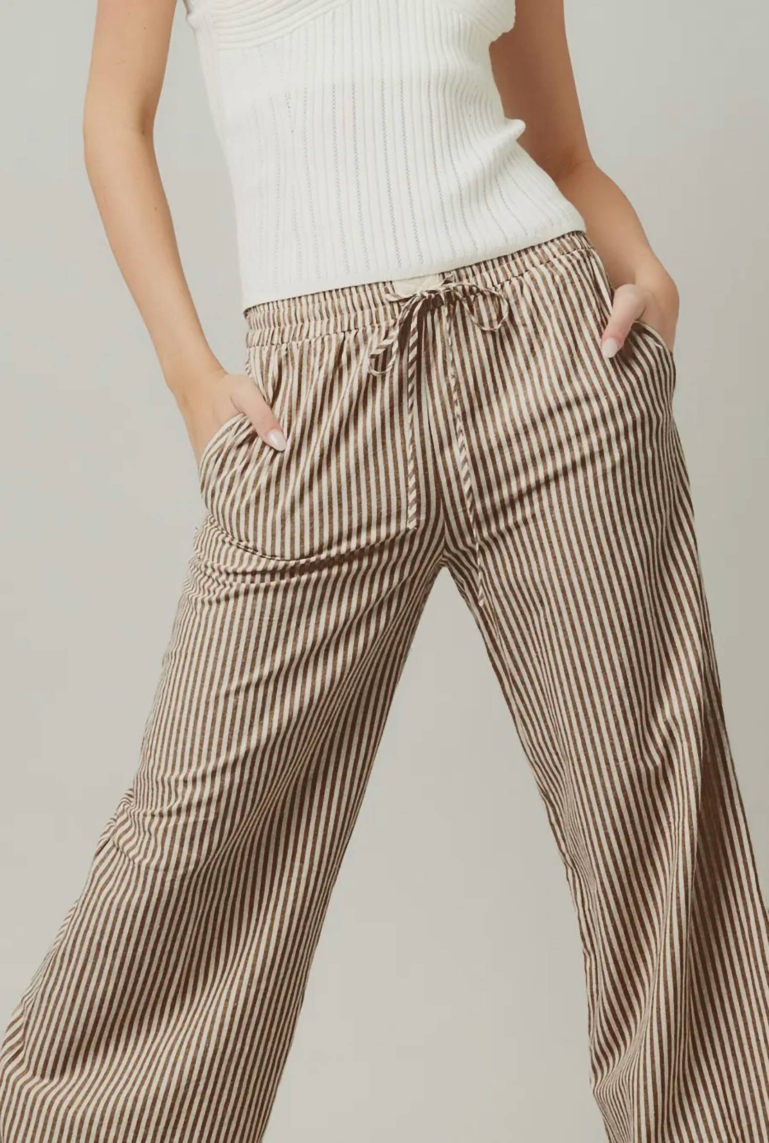 Illa Illa - Sailor Stripe Wide Leg Pants
