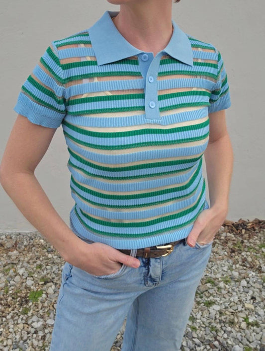 Deluc - LEVANZO KNIT POLO TOP