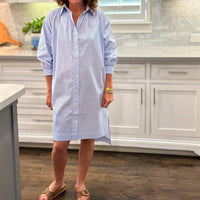 Caryn Lawn - Janie House Mini Shirt Dress