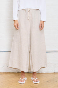 Denimist - Palazzo Drawstring Utility Pant
