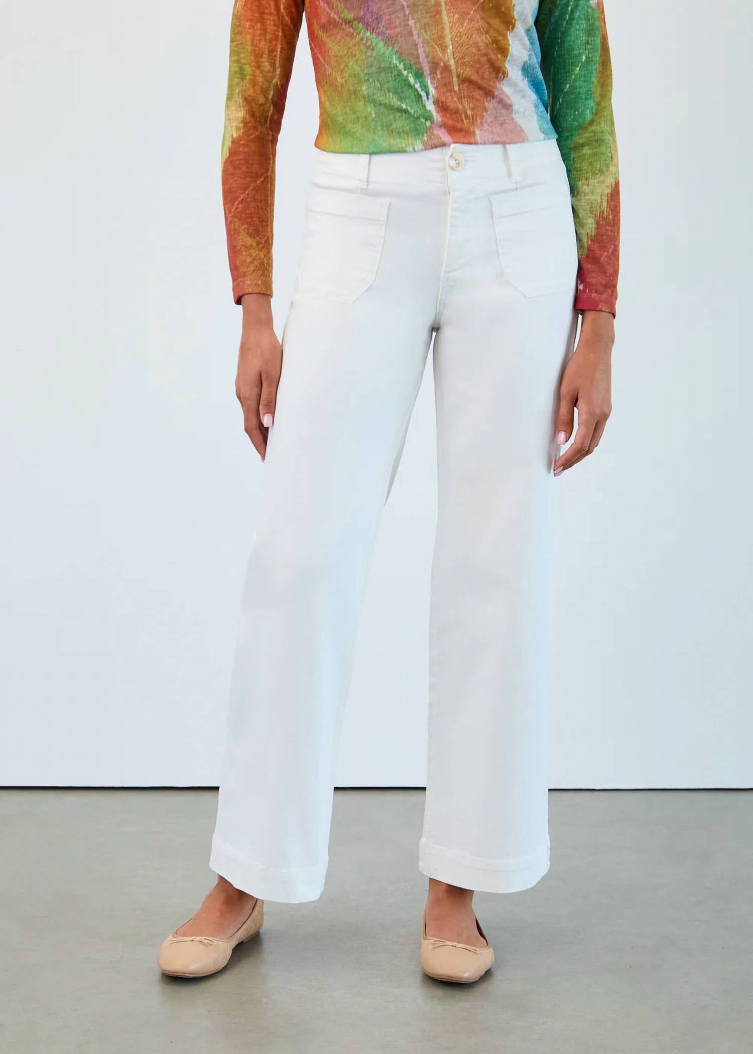 Fdj - Olivia Wide Leg Denim Jean