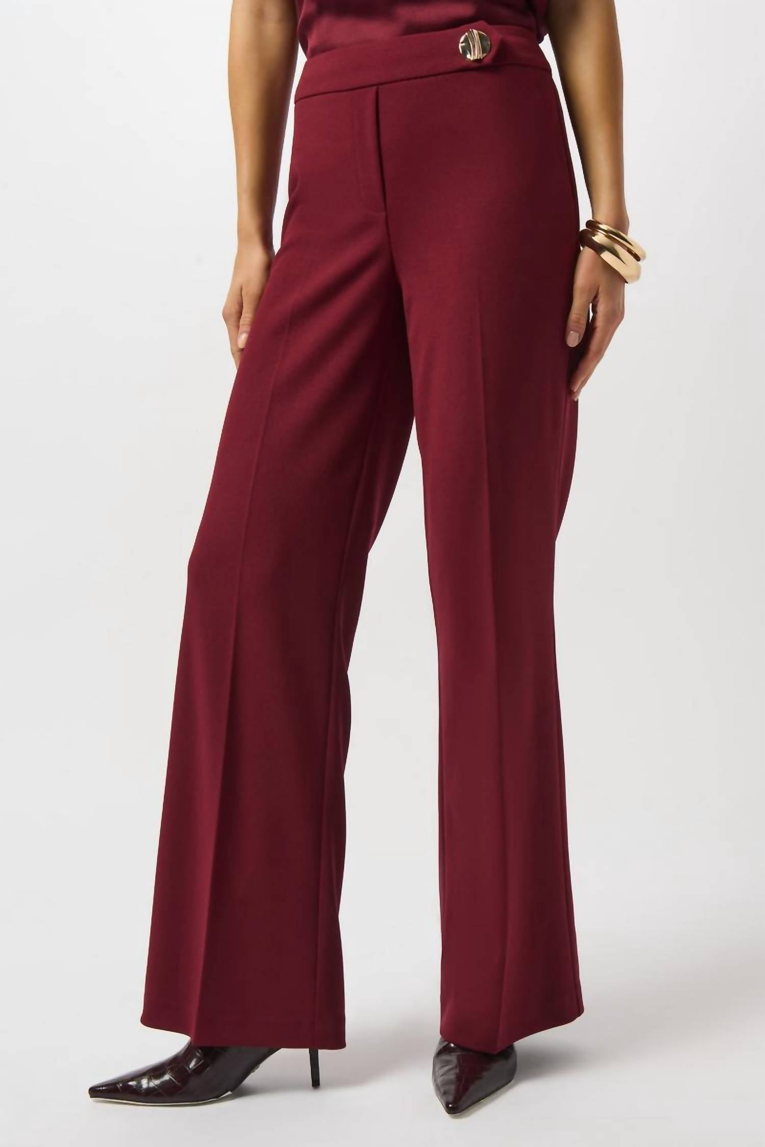 Joseph Ribkoff - Scuba Crepe Wide Leg Pants