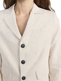 Frame - The Striped Smart Blazer