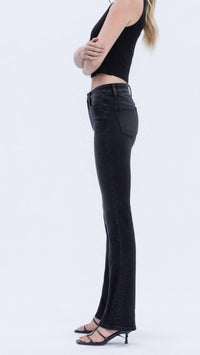 Flying Monkey - High Rise Full Length Slim Bootcut Jeans