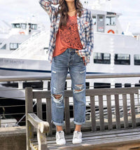 Grace And Lace - Favorite Button Up Plaid