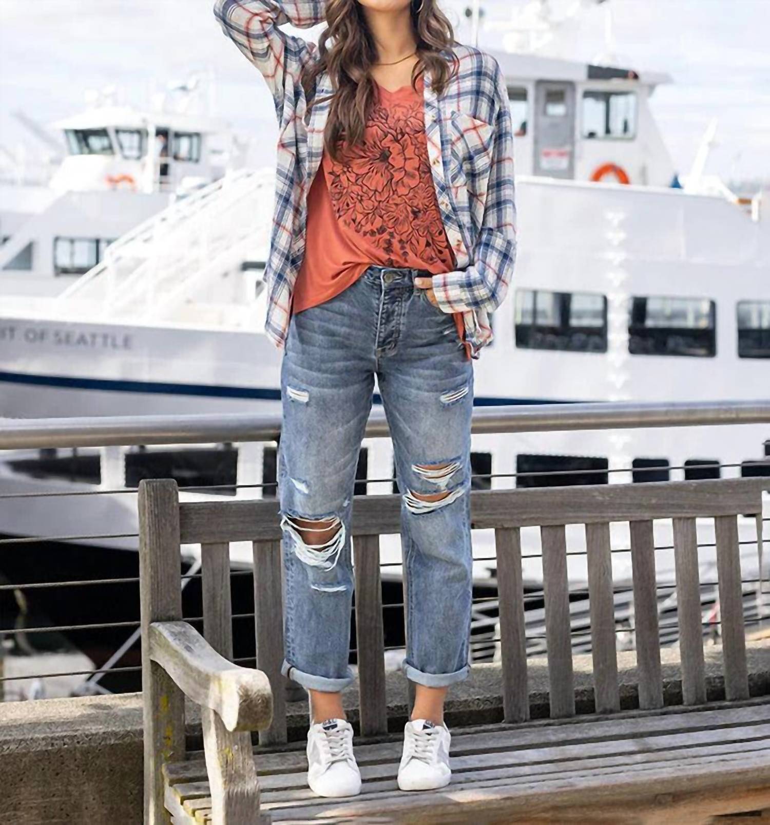 Grace And Lace - Favorite Button Up Plaid