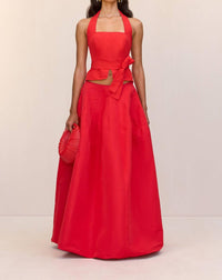 Cult Gaia - Red Halter Top