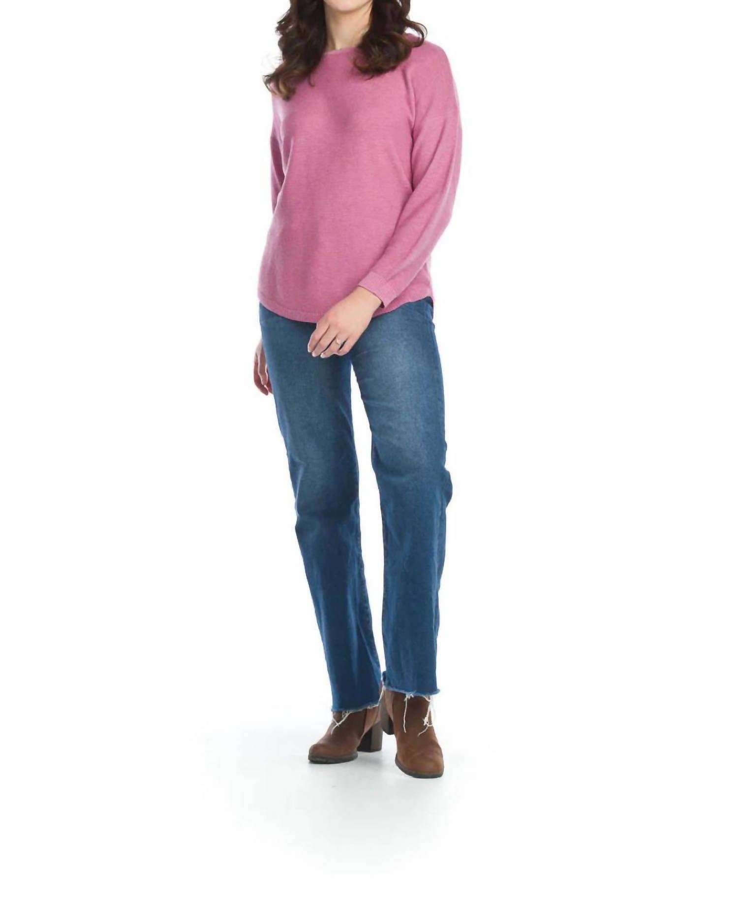 Papillon - Wool Blend Shirt Hem Sweater