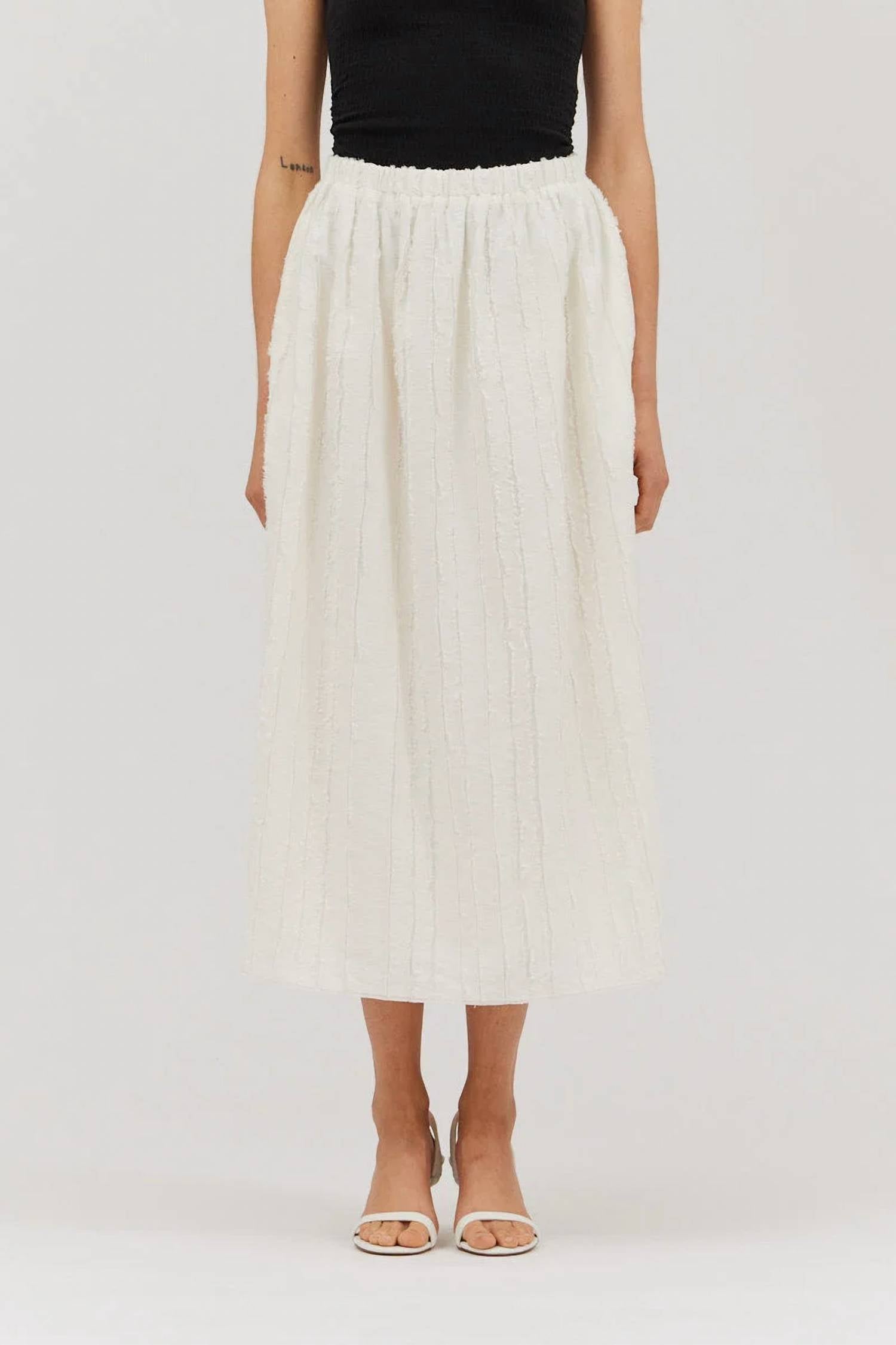 Grade & Gather - Jacquard Maxi Skirt