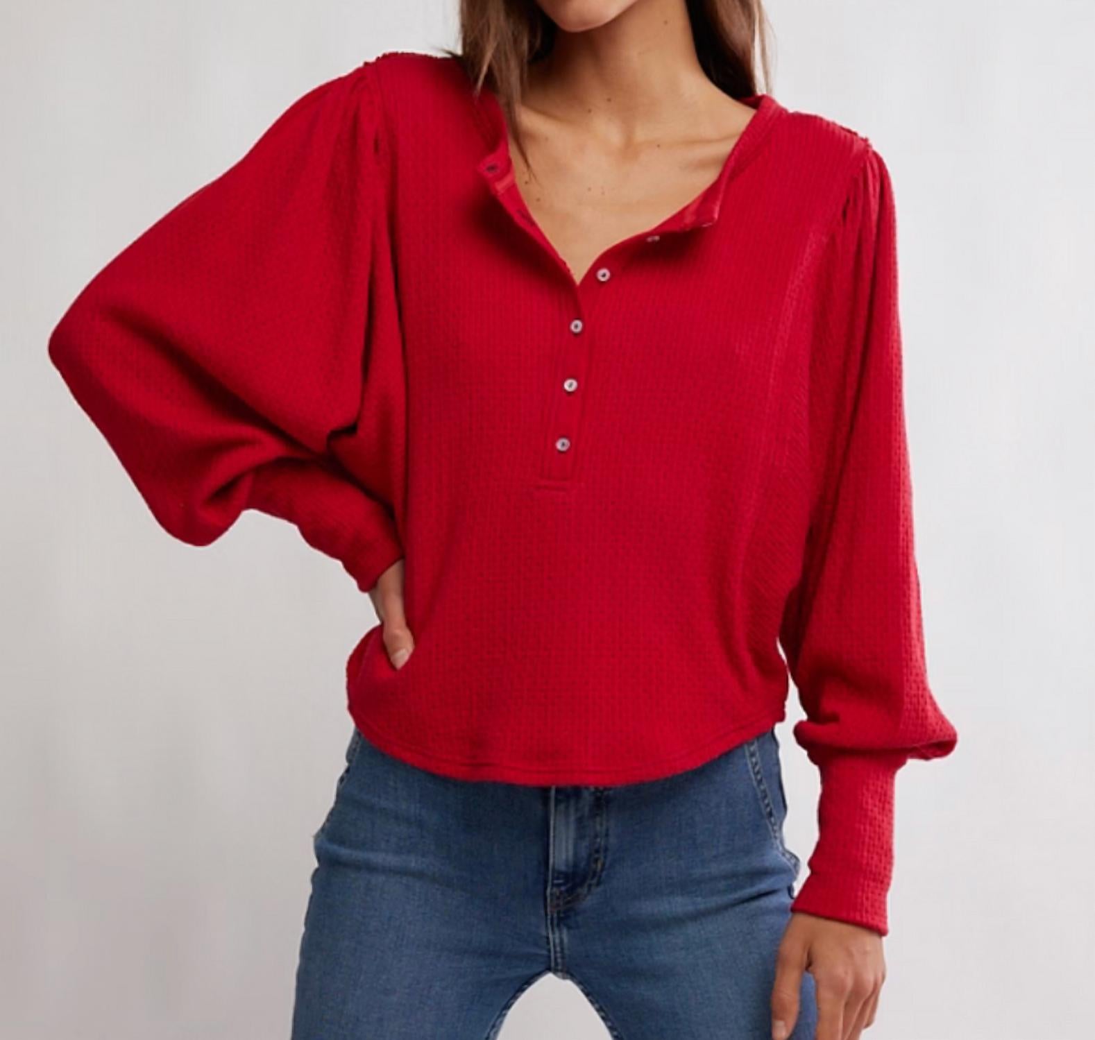 Free People - Quinn Knit Top