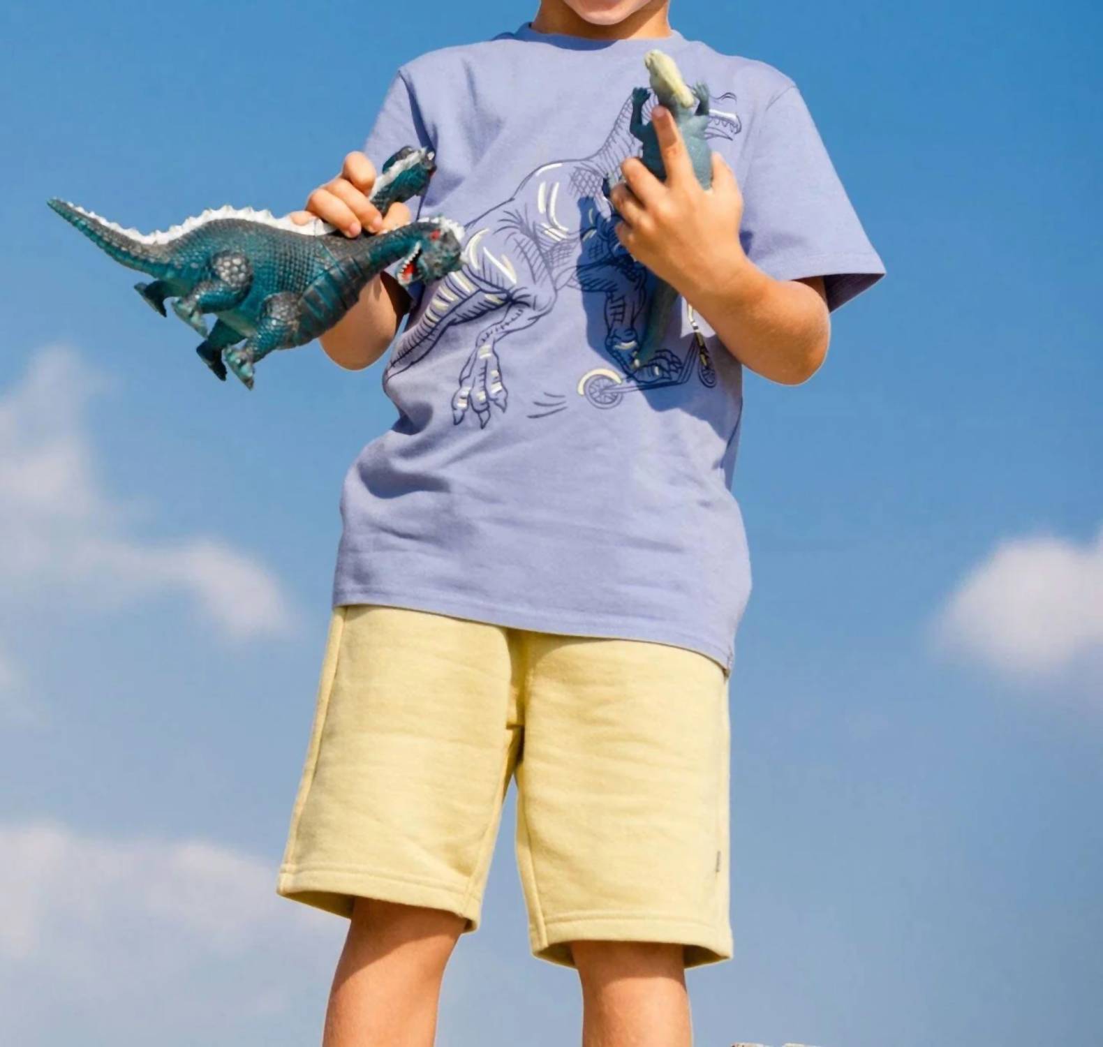 Deux Par Deux - Boys' French Terry Shorts