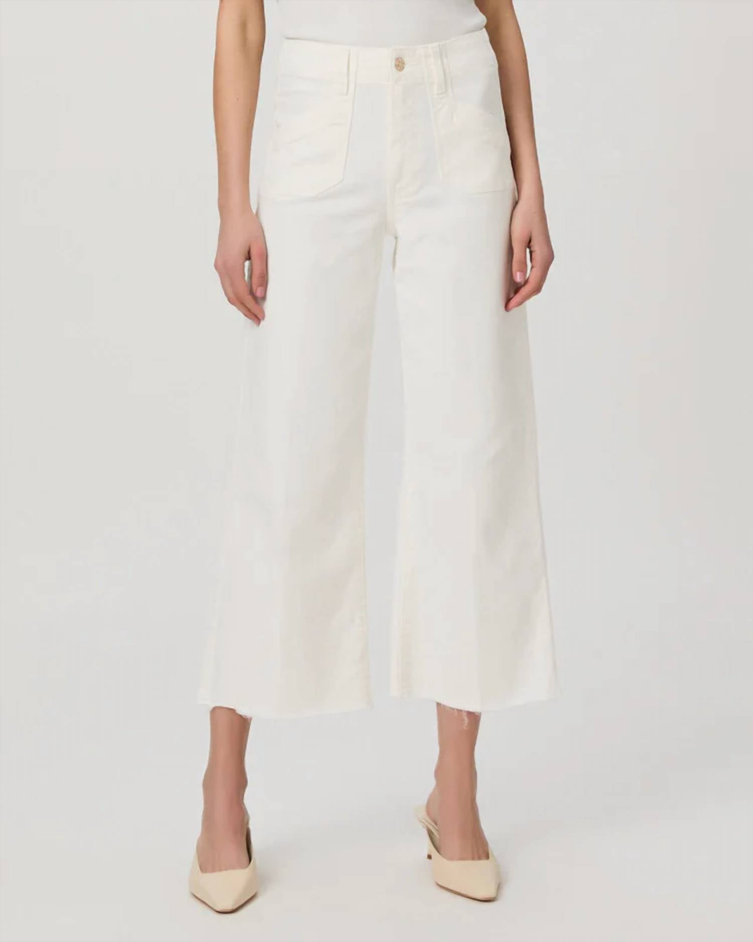 Paige - Anessa Wide Leg Vintage Welt Pocket Jeans
