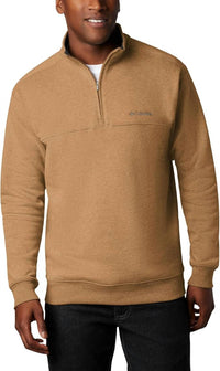 Columbia Hart Mountain Ii Half Zip Pullover in delta heather - men's sweater