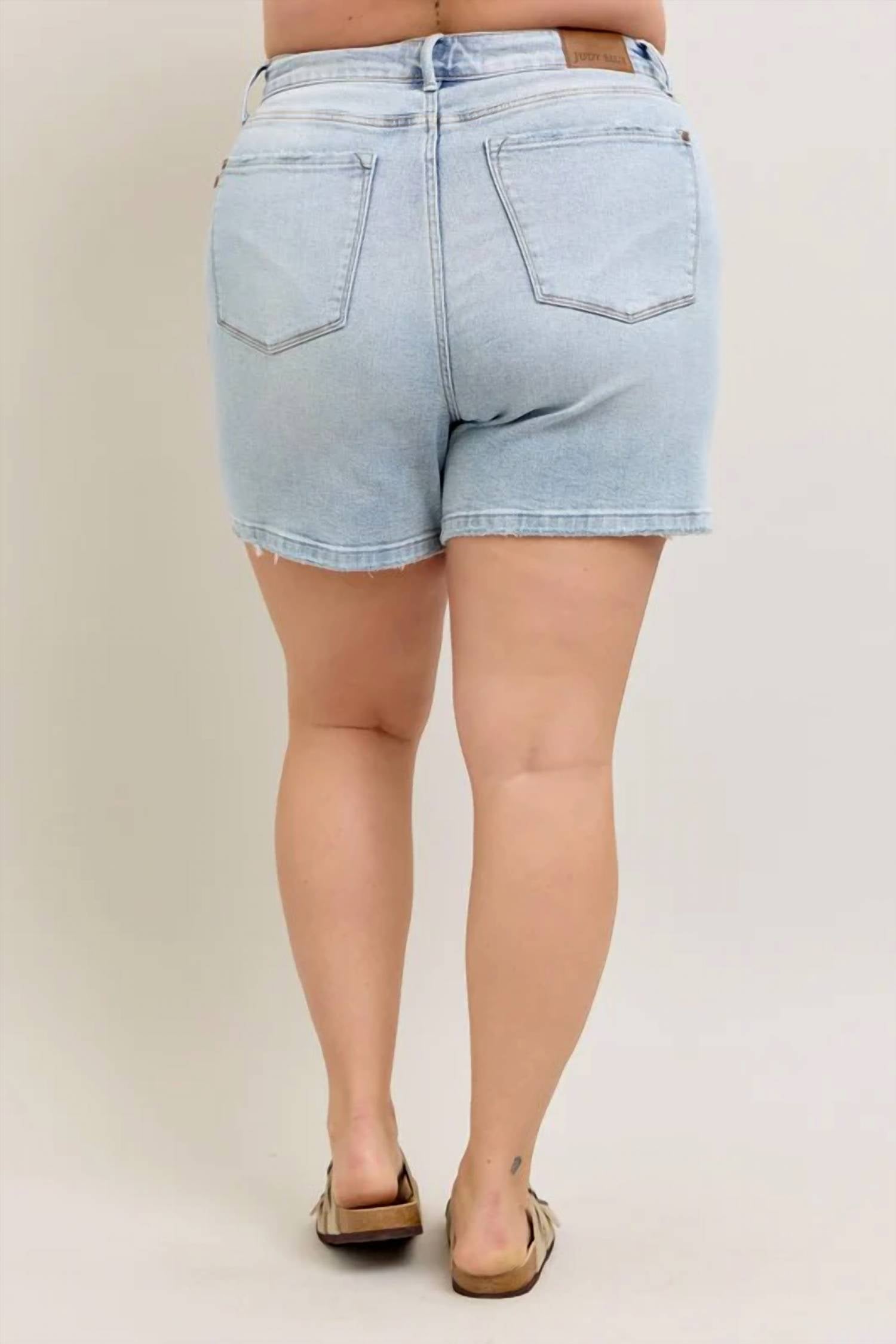 Judy Blue - Women's High Waist Rigid Magic Jean Shorts