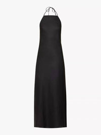 Reformation - Selia Halterneck Linen Maxi Dress