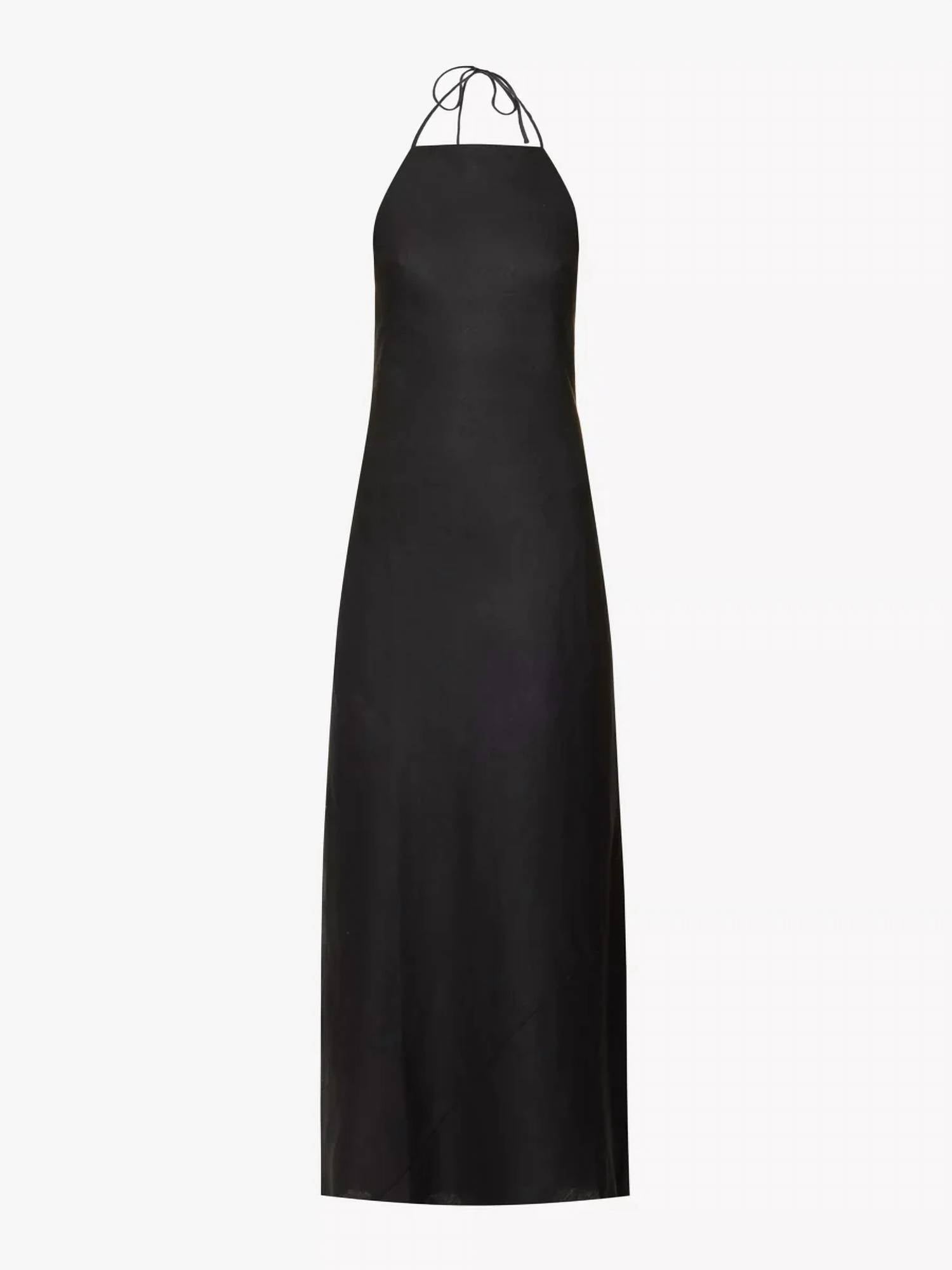Reformation - Selia Halterneck Linen Maxi Dress