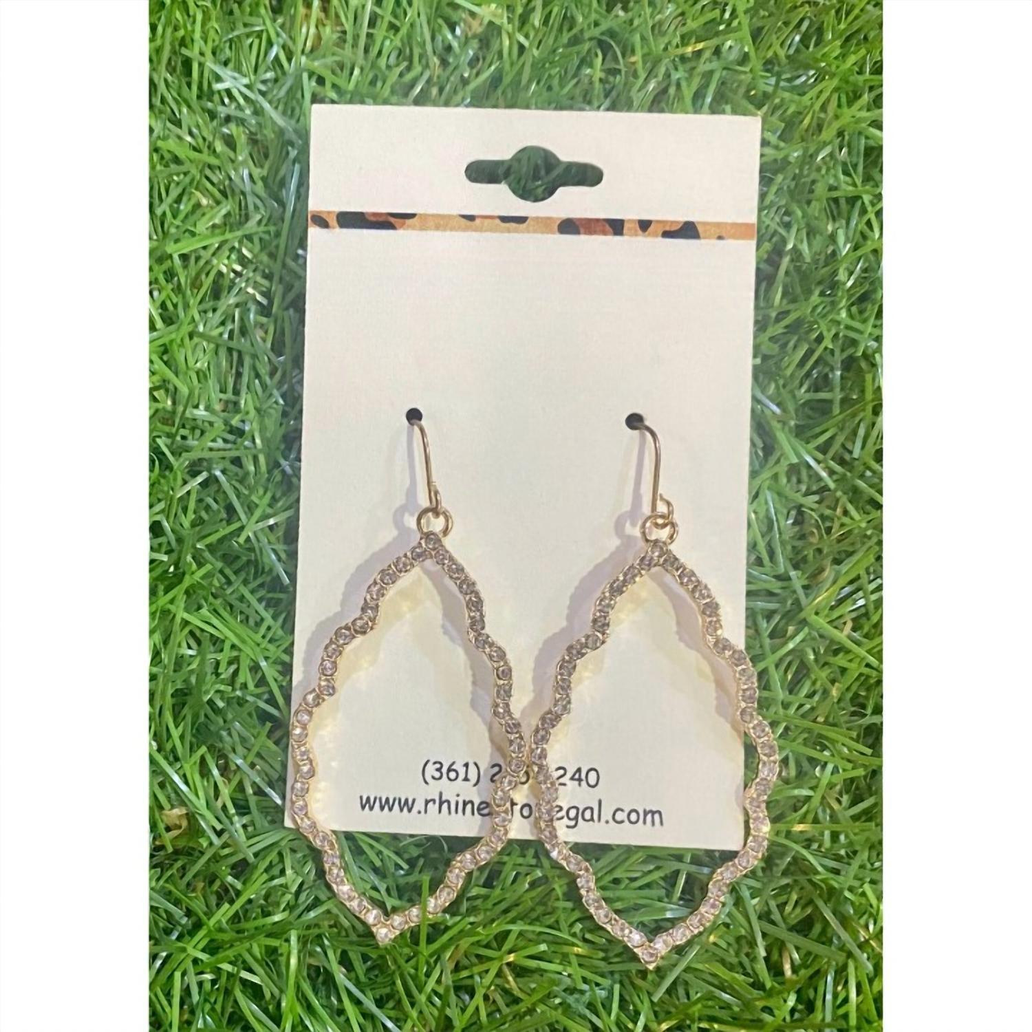 Mys Wholesale - Crystal Shine Moroccan Earrings