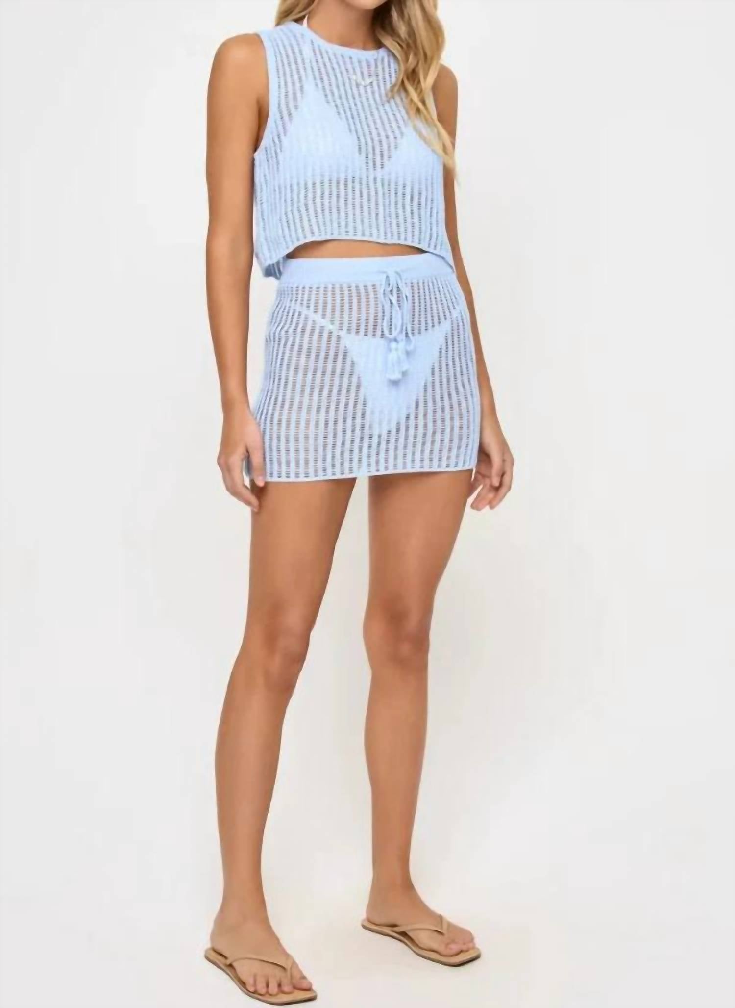 L*Space - Sander Crochet Cropped Top