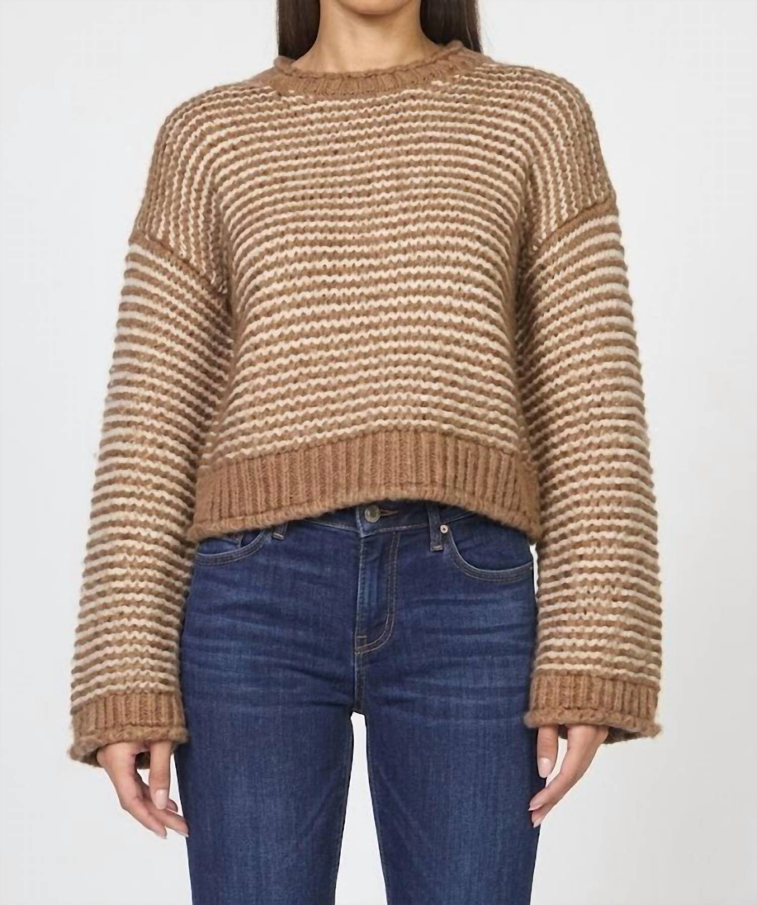 Dear John Denim - Stripe Wide Sleeves Sweater