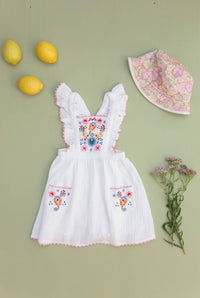 Louise Misha - Girl's Henriette Apron Dress