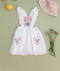 Louise Misha - Girl's Henriette Apron Dress