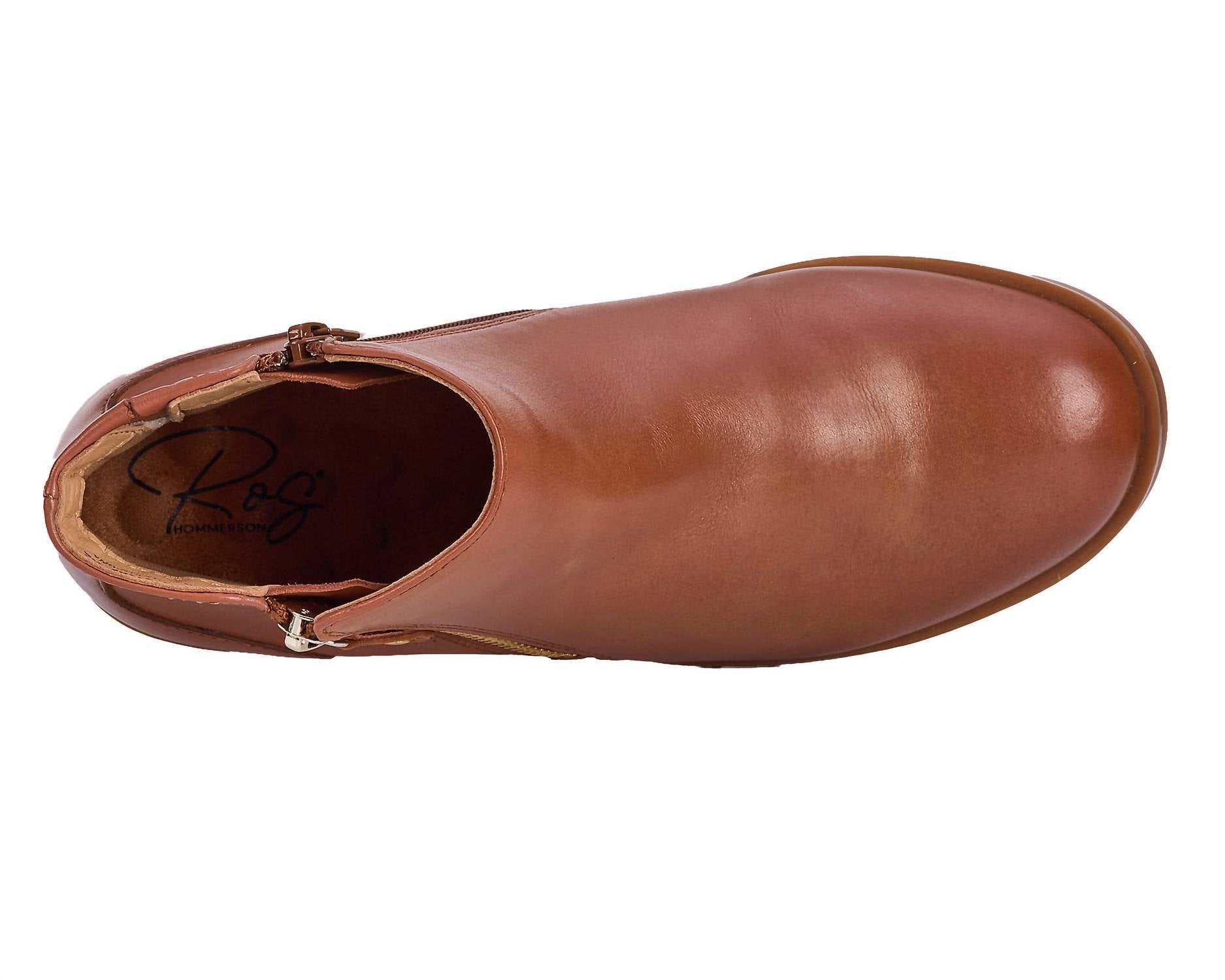 Ros Hommerson Women's Dixon Leather Boot in luggage - women's shoe - view 5